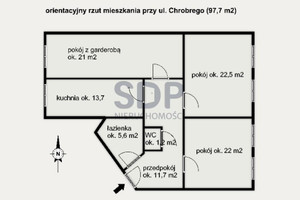 Mieszkanie na sprzedaż 98m2 Wrocław Śródmieście Nadodrze Bolesława Chrobrego - zdjęcie 3