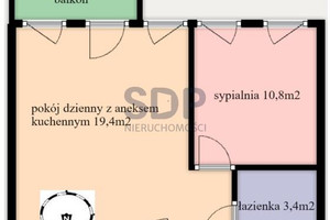 Mieszkanie na sprzedaż 39m2 Wrocław Krzyki Krzyki Braterska - zdjęcie 3