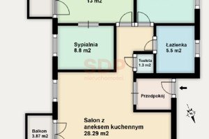 Mieszkanie na sprzedaż 75m2 Wrocław Krzyki Borek Ślężna - zdjęcie 2