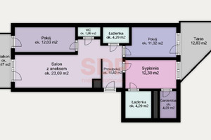 Mieszkanie na sprzedaż 85m2 Wrocław Śródmieście Jedności Narodowej - zdjęcie 2