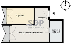 Mieszkanie na sprzedaż 39m2 Wrocław Stare Miasto Pl. Dominikański - zdjęcie 2