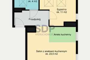 Mieszkanie na sprzedaż 48m2 Wrocław Psie Pole Poświętne Kamieńskiego Henryka Michała - zdjęcie 2