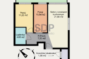 Mieszkanie na sprzedaż 57m2 Wrocław Stare Miasto Szczepin Długa - zdjęcie 3