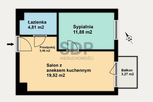 Mieszkanie na sprzedaż 42m2 Wrocław Krzyki Borek Ślężna - zdjęcie 2