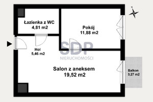 Mieszkanie na sprzedaż 42m2 Wrocław Krzyki Krzyki Armii Krajowej - zdjęcie 4