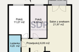 Mieszkanie na sprzedaż 55m2 Wrocław Krzyki Krzyki Braterska - zdjęcie 3