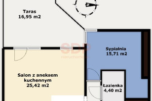 Mieszkanie na sprzedaż 54m2 Wrocław Krzyki Krzyki Braterska - zdjęcie 3