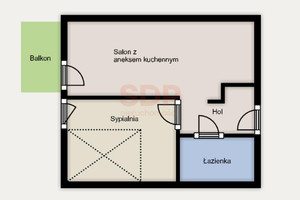 Mieszkanie na sprzedaż 40m2 Wrocław Krzyki Księże Wielkie Opolska - zdjęcie 2