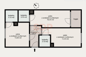 Mieszkanie na sprzedaż 59m2 Wrocław Stare Miasto Kępa Mieszczańska - zdjęcie 3