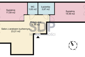 Mieszkanie na sprzedaż 62m2 Wrocław Psie Pole Sołtysowice Lothara Herbsta - zdjęcie 4