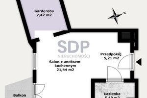 Mieszkanie na sprzedaż 40m2 Wrocław Stare Miasto ok. Pl. Dominikańskiego - zdjęcie 2