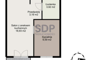 Mieszkanie na sprzedaż 36m2 Wrocław Krzyki Krzyki Braterska - zdjęcie 4