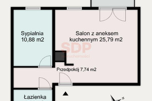 Mieszkanie na sprzedaż 49m2 Wrocław Krzyki Krzyki Braterska - zdjęcie 3