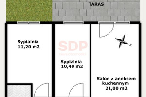 Mieszkanie na sprzedaż 54m2 Wrocław Krzyki Księże Małe - zdjęcie 2