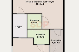 Mieszkanie na sprzedaż 47m2 Wrocław Stare Miasto Kępa Mieszczańska - zdjęcie 2