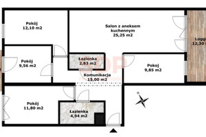 Mieszkanie na sprzedaż 92m2 Wrocław Krzyki Krzyki Braterska - zdjęcie 2