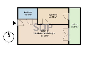 Mieszkanie na sprzedaż 40m2 Wrocław Stare Miasto Kępa Mieszczańska - zdjęcie 4