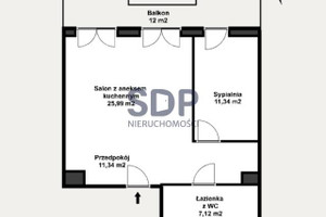 Mieszkanie na sprzedaż 57m2 Wrocław Stare Miasto Pl. Dominikański - zdjęcie 3