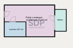 Mieszkanie na sprzedaż 29m2 Wrocław Fabryczna Muchobór Mały Strzegomska - zdjęcie 3