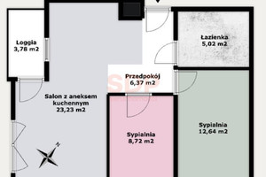 Mieszkanie na sprzedaż 56m2 Wrocław Krzyki Krzyki Braterska - zdjęcie 4