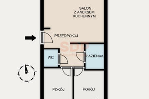 Mieszkanie na sprzedaż 62m2 Wrocław Śródmieście Wybrzeże Conrada - Korzeniowskiego - zdjęcie 2