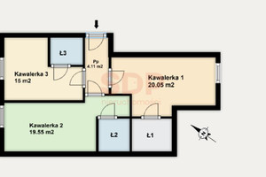 Mieszkanie na sprzedaż 59m2 Wrocław Stare Miasto Mieszczańska - zdjęcie 3