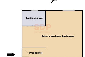 Mieszkanie na sprzedaż 29m2 Wrocław Krzyki Krzyki Powstańców Śląskich - zdjęcie 3