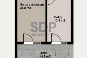 Mieszkanie na sprzedaż 43m2 Wrocław Krzyki Księże Wielkie Opolska - zdjęcie 2