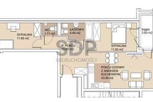 Mieszkanie na sprzedaż 64m2 Wrocław Psie Pole Zakrzów Odolanowska - zdjęcie 2