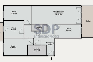 Mieszkanie na sprzedaż 92m2 Wrocław Krzyki Klecina Przyjaźni - zdjęcie 2