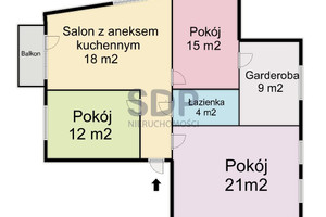 Mieszkanie na sprzedaż 76m2 Wrocław Psie Pole Os. Psie Pole Bolesława Krzywoustego - zdjęcie 1