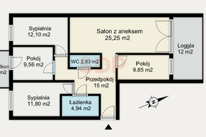 Mieszkanie na sprzedaż 92m2 Wrocław Krzyki Krzyki Braterska - zdjęcie 2