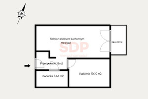 Mieszkanie na sprzedaż 39m2 Wrocław Stare Miasto Kościuszki - zdjęcie 3