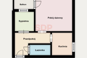 Mieszkanie na sprzedaż 43m2 Wrocław Fabryczna Kozanów Dokerska - zdjęcie 2