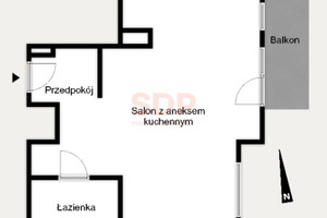 Mieszkanie na sprzedaż 43m2 Wrocław Śródmieście Wybrzeże Conrada - Korzeniowskiego - zdjęcie 3