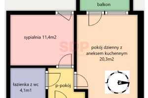 Mieszkanie na sprzedaż 40m2 Wrocław Krzyki Księże Wielkie Opolska - zdjęcie 2