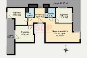 Mieszkanie na sprzedaż 82m2 Wrocław Śródmieście Wybrzeże Conrada - Korzeniowskiego - zdjęcie 2