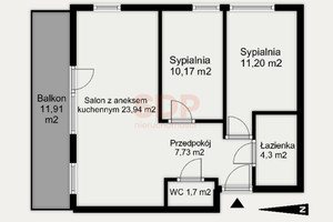 Mieszkanie na sprzedaż 60m2 Wrocław Śródmieście Wybrzeże Conrada - Korzeniowskiego - zdjęcie 2