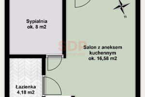 Mieszkanie na sprzedaż 33m2 Wrocław Stare Miasto Gwarna - zdjęcie 3