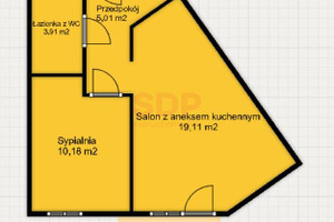 Mieszkanie na sprzedaż 39m2 Wrocław Krzyki Krzyki Braterska - zdjęcie 2