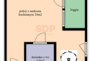 Mieszkanie na sprzedaż 28m2 Wrocław Śródmieście Nadodrze Dmowskiego Romana - zdjęcie 2