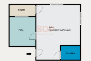 Mieszkanie na sprzedaż 46m2 Wrocław Stare Miasto Kępa Mieszczańska - zdjęcie 1