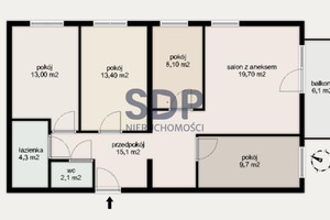 Mieszkanie na sprzedaż 86m2 Wrocław Krzyki Księże Wielkie Opolska - zdjęcie 2