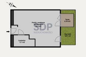 Mieszkanie na sprzedaż 39m2 Wrocław Stare Miasto Kępa Mieszczańska - zdjęcie 2