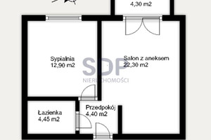 Mieszkanie na sprzedaż 45m2 Wrocław Fabryczna Stabłowice Stabłowicka - zdjęcie 1