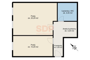 Mieszkanie na sprzedaż 42m2 Wrocław Fabryczna Gajowice Icchaka Lejba Pereca - zdjęcie 3