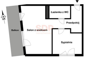 Mieszkanie na sprzedaż 45m2 Wrocław Stare Miasto Kościuszki - zdjęcie 2