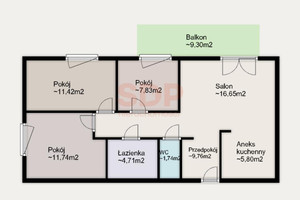 Mieszkanie na sprzedaż 70m2 Wrocław Fabryczna Stabłowice Stabłowicka - zdjęcie 2