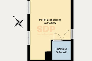 Mieszkanie na sprzedaż 27m2 Wrocław Stare Miasto Mieszczańska - zdjęcie 3