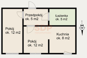 Mieszkanie na sprzedaż 43m2 Wrocław Fabryczna Pilczyce Bednarska - zdjęcie 2